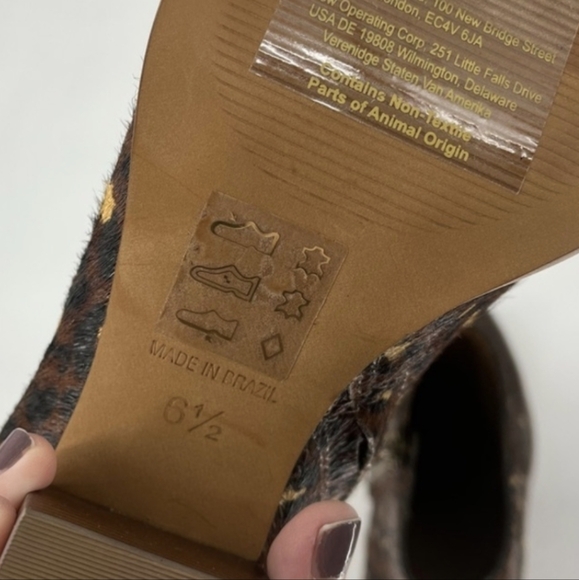 Madewell Brown Leopard Ankle Booties - Picture 5 of 5